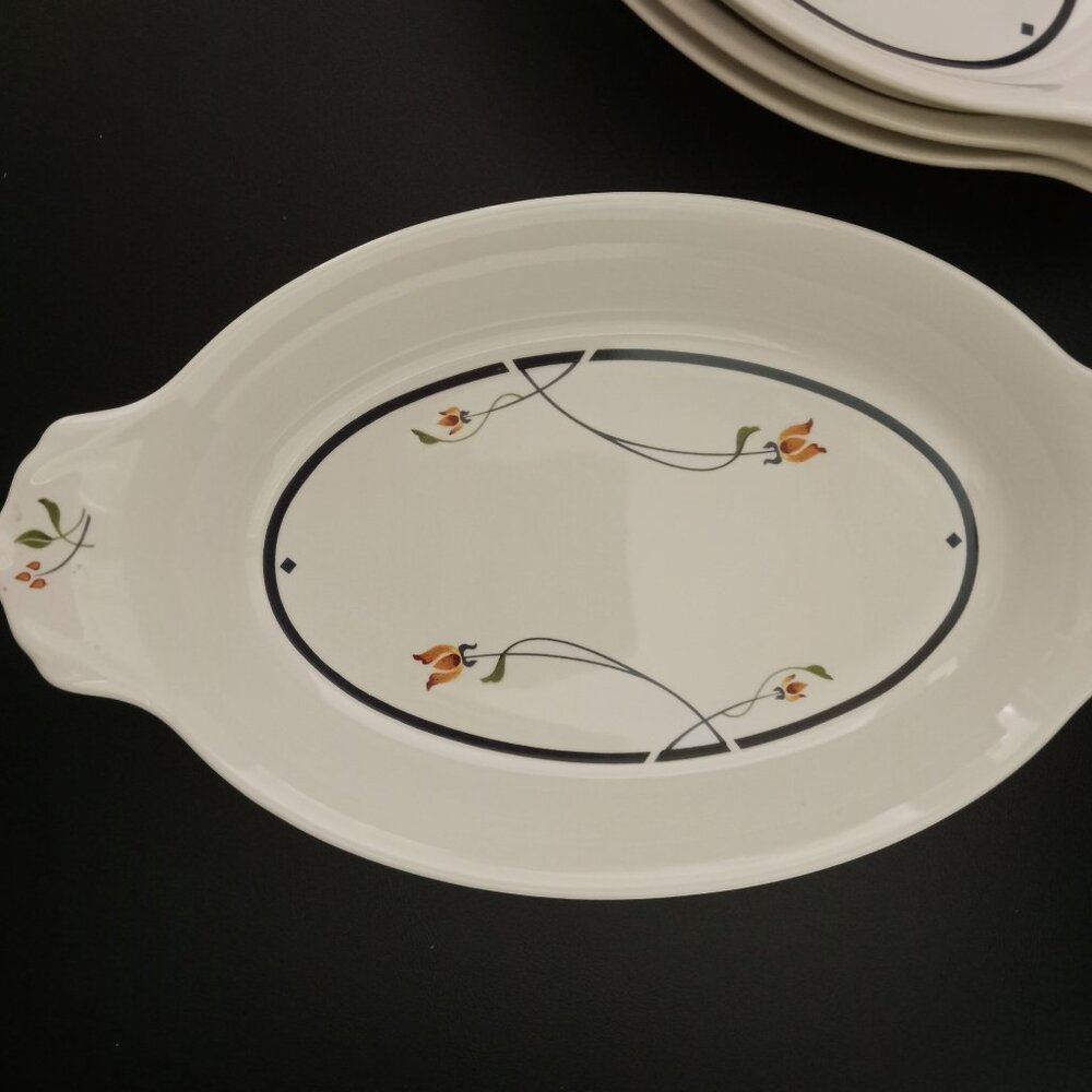 4 Vintage Ariana by Gorham Gourmet Collection Au Gratin Dishes - Picture 2 of 4